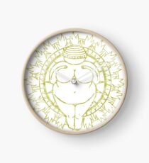 Venus of Willendorf Gold Mandala Clock