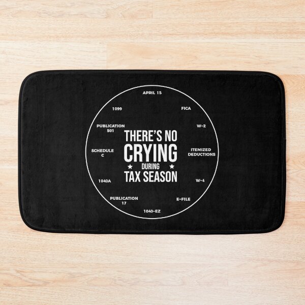Item preview, There's no crying during Tax season clock, Gift for any CPA during the taxing period, Bookkeeper T-shirt,CPA student Mugs designed and sold by Eddyed.