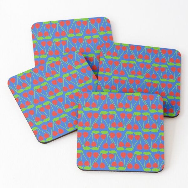 Item preview, Blue Cherrific - Cherry Pattern designed and sold by mollye15.