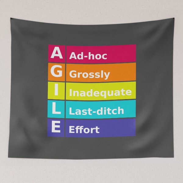 Item preview, Agile is just a Ad-hoc Grossly Inadequate Last-Ditch Effort designed and sold by Jeeb-Arts.
