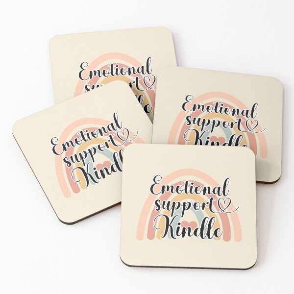 Item preview, emotional support kindle designed and sold by stickersworld31.