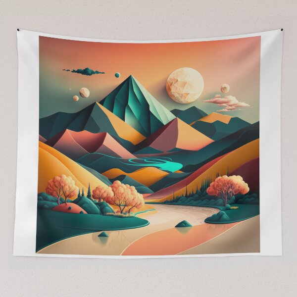 Item preview, Landscape #139 designed and sold by Cheese Design Studio.