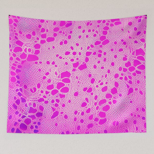 Item preview, Colorful Pink Abstract Lace designed and sold by asurtiumgreen.