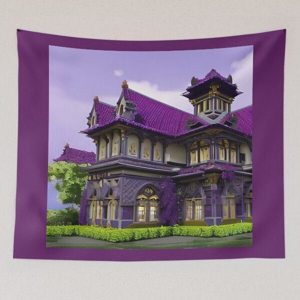 Item preview, Purple House designed and sold by SpaceboxX.