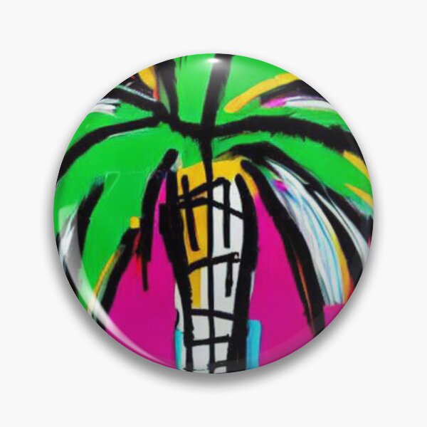 Item preview, Palm Tree Vivid Pink Cartoon designed and sold by itzbart.