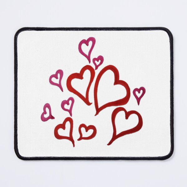 Item preview, Red and pink hearts  designed and sold by Kira and Keiko.