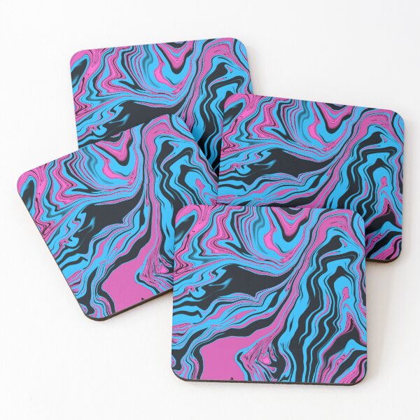 Item preview, Hot Pink Mixed with Blue and Black designed and sold by awsomepatterns.
