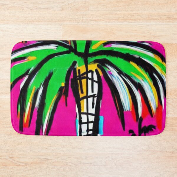 Item preview, Palm Tree Vivid Pink Cartoon designed and sold by itzbart.