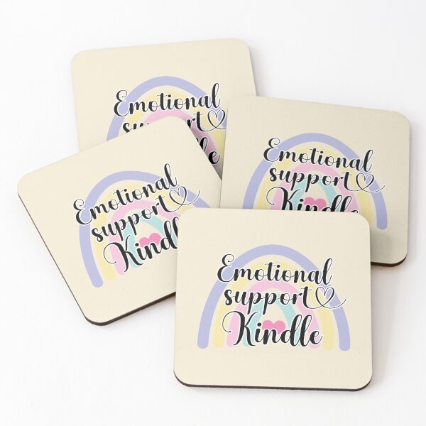 Item preview, emotional support kindle designed and sold by stickersworld31.