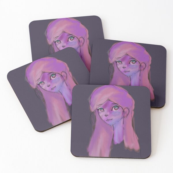 Item preview, Purple Lady - Anime Portrait designed and sold by jolabrese.