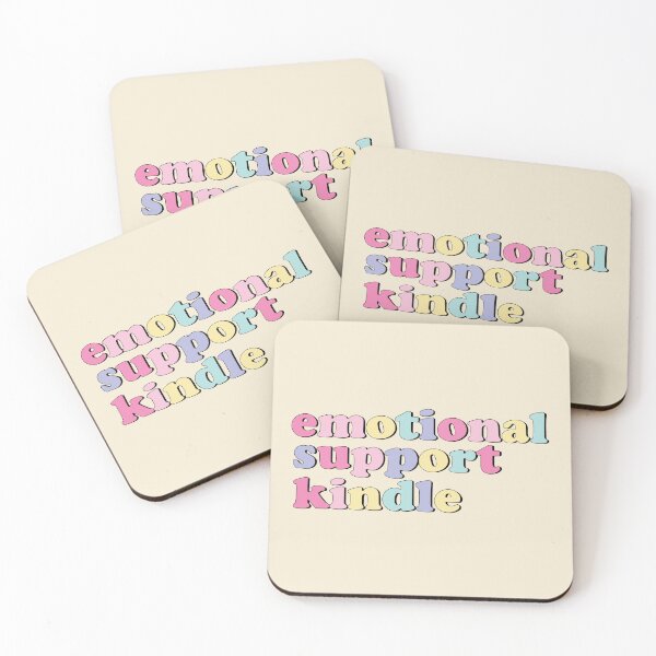 Item preview, emotional support kindle designed and sold by stickersworld31.