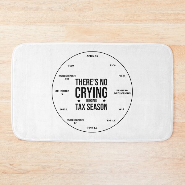 Item preview, There's no crying during Tax season clock, Gift for any CPA during the taxing period, Bookkeeper T-shirt,CPA student Mugs designed and sold by Eddyed.