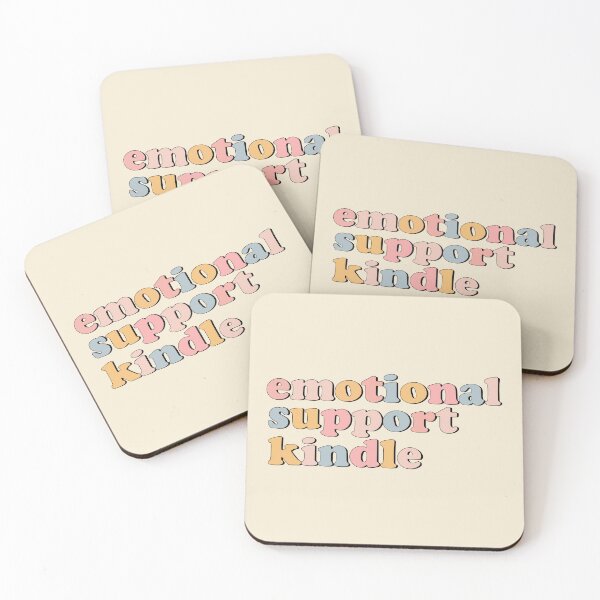 Item preview, emotional support kindle designed and sold by stickersworld31.