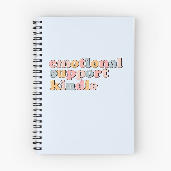Item preview, emotional support kindle designed and sold by stickersworld31.