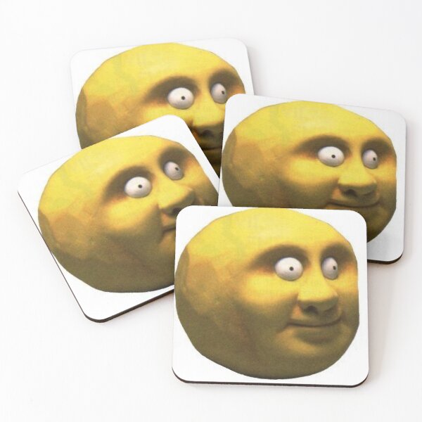 Item preview, 3D creepy moon emoji designed and sold by Ugly Bugs.