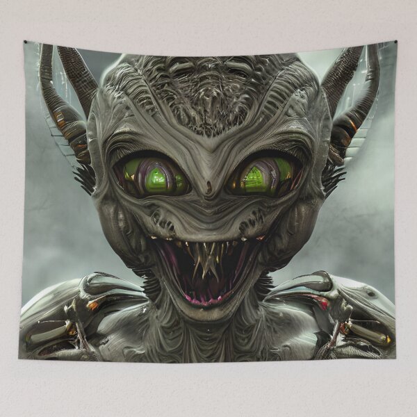 Item preview, Fantasy Alien Devil Occult Dream Scifi III designed and sold by BleuSky.