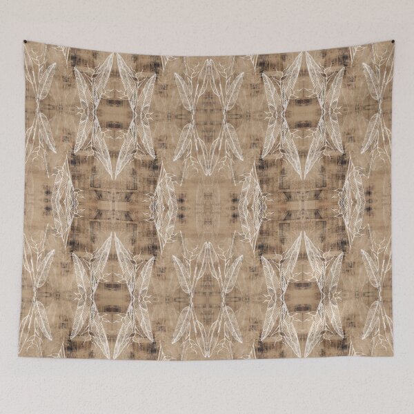 Item preview, aged creme decorative pattern designed and sold by ErhanArt.
