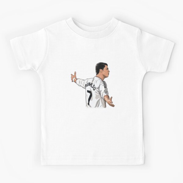 T-shirt enfant for Sale avec l'œuvre « Cristiano Ronaldo Ballon Kiss United  » de l'artiste Hevding