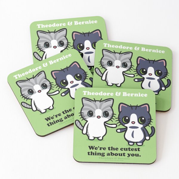Item preview, Theodore & Bernice - We're the cutest thing about you. designed and sold by Kevin Jakubowski.