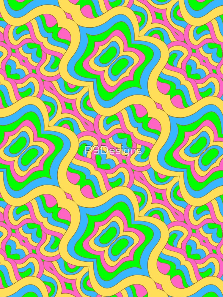 Thumbnail 4 of 4, iPhone Case, Retro Abstract Pattern designed and sold by P9Designs.