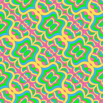 Artwork thumbnail, Retro Abstract Pattern by P9Designs