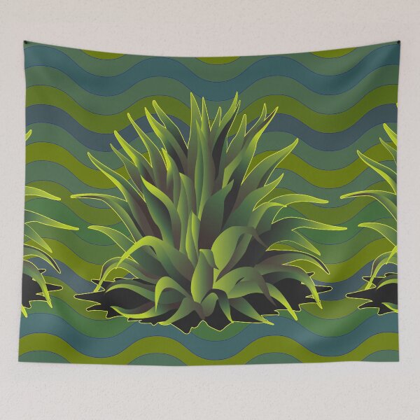 Item preview, Three Glowing Agave Desert Plants designed and sold by jeff-jones.