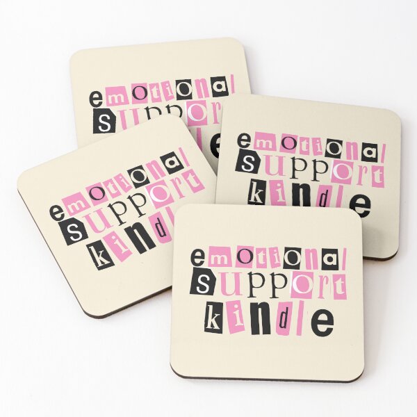 Item preview, emotional support kindle designed and sold by stickersworld31.