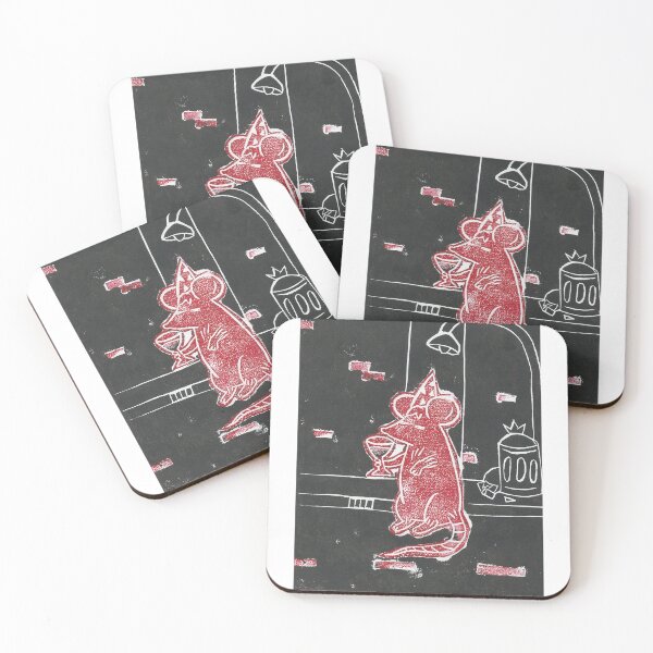 Item preview, rat drinking wine designed and sold by nxcruz96.