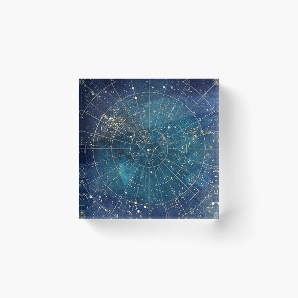Star Map :: City Lights Acrylic Block