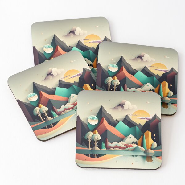 Item preview, Landscape #142 designed and sold by Cheese Design Studio.