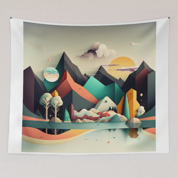 Item preview, Landscape #142 designed and sold by Cheese Design Studio.