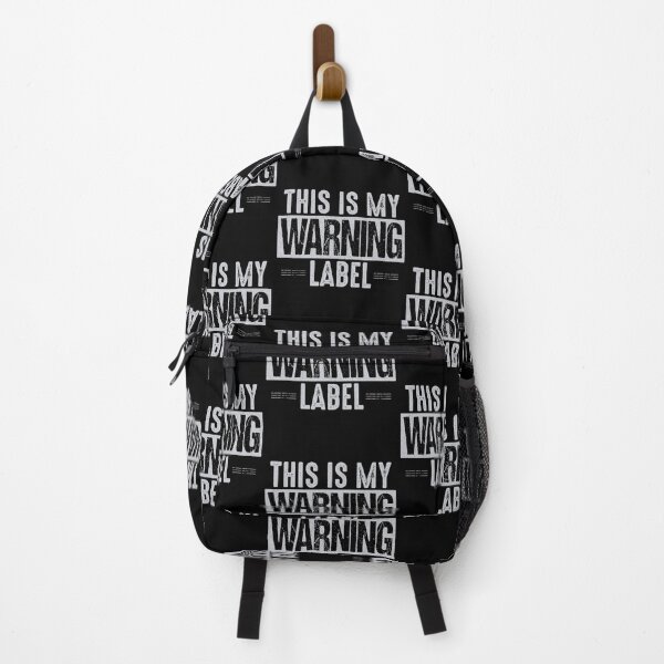Item preview, This Is My Warning Label | Funny Warning Sign designed and sold by Qudkin.