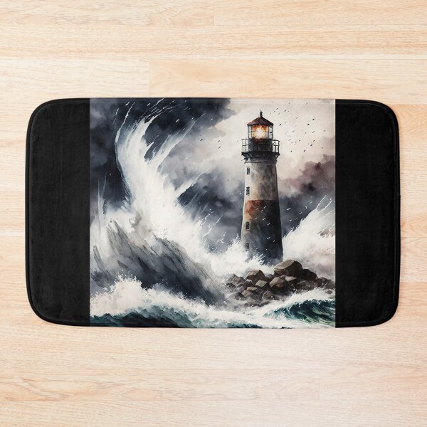 Item preview, lighthouse storm designed and sold by BeerDragons.