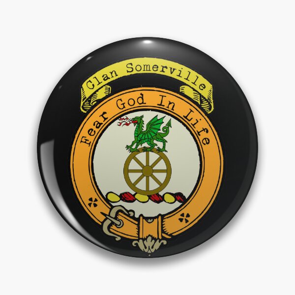 Item preview, Somerville Clan Surname crest designed and sold by BagTown Clans.