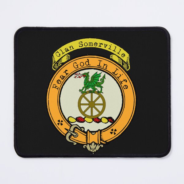 Item preview, Somerville Clan Surname crest designed and sold by BagTown Clans.