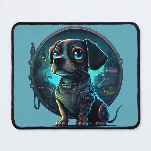 Item preview, Cyberpunk Puppy designed and sold by SerhiiArt.