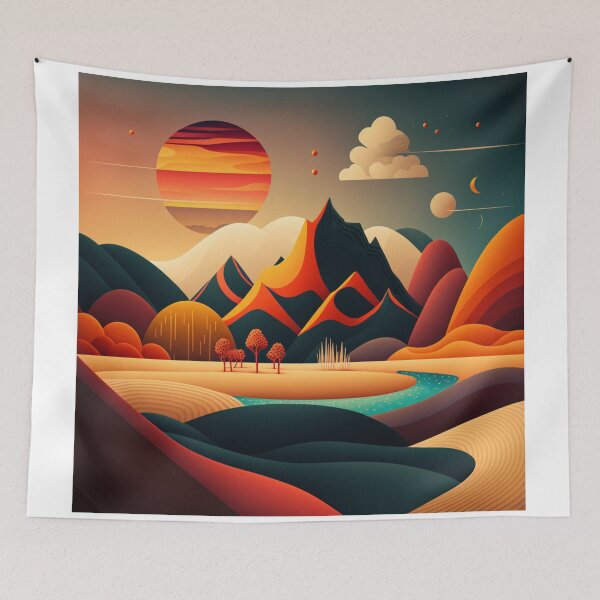 Item preview, Landscape #143 designed and sold by Cheese Design Studio.