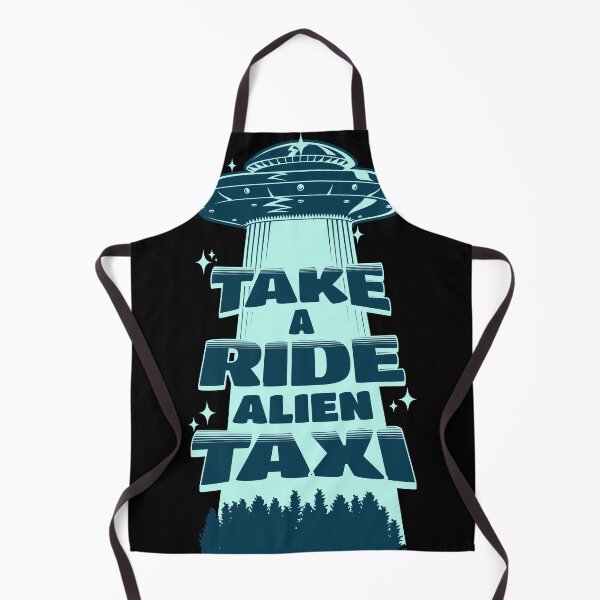 Item preview, TAKE A RIDE ALIEN TAXI UFO LOVERS designed and sold by PECCATOR.