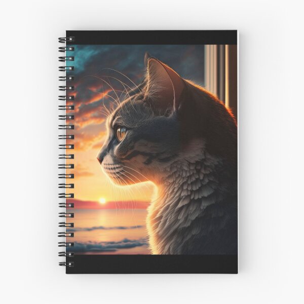 Item preview,  Cat Watching Sunset Scene designed and sold by MaRa ★★★★★.