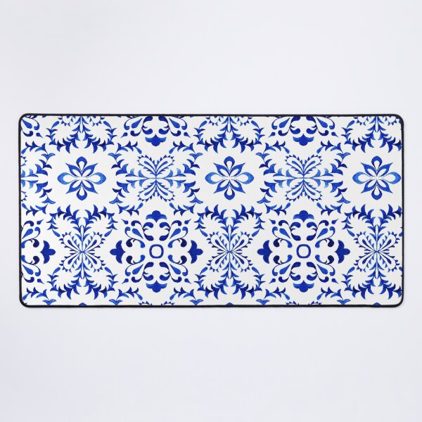 Item preview, Azulejo Portuguese Tile Watercolor Artwork 19 designed and sold by ilonitta.