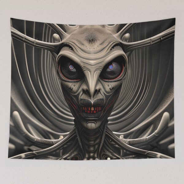 Item preview, Fantasy Alien Devil Occult Dream Scifi II designed and sold by BleuSky.