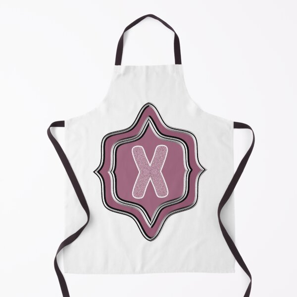 Item preview, Letter X in purple in a wonderful frame of black and silver. designed and sold by storefunnypets.