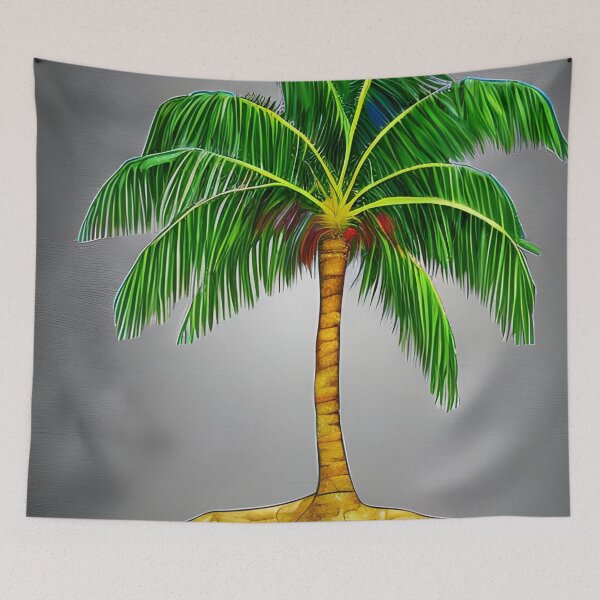 Item preview, Tropical Palm Tree Artwork designed and sold by gramizzia.