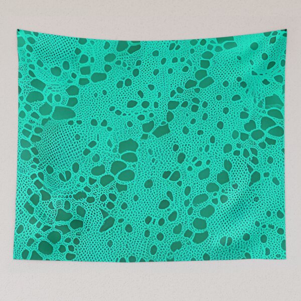 Item preview, Turquoise Abstract Lace designed and sold by asurtiumgreen.