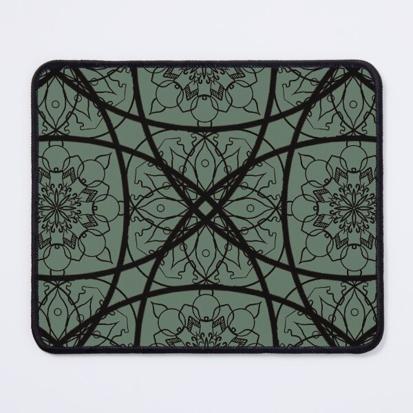 Item preview, Lineart mandalas and circles green, black designed and sold by Katj-A-Studio.