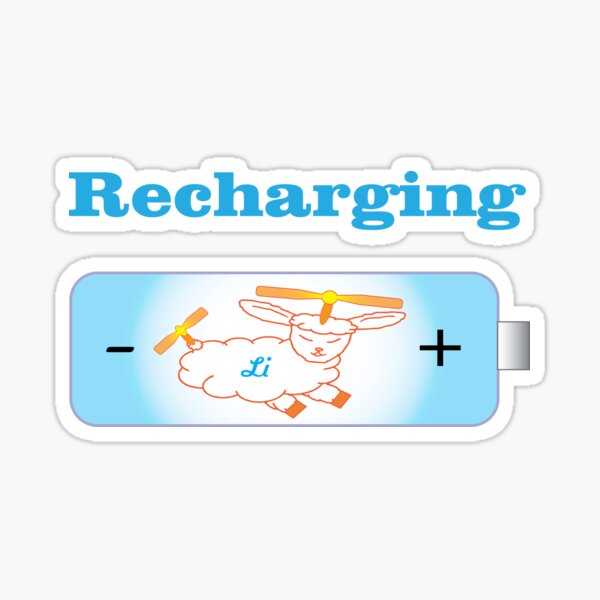 3 - Li - Lithium: Aufladen Sticker