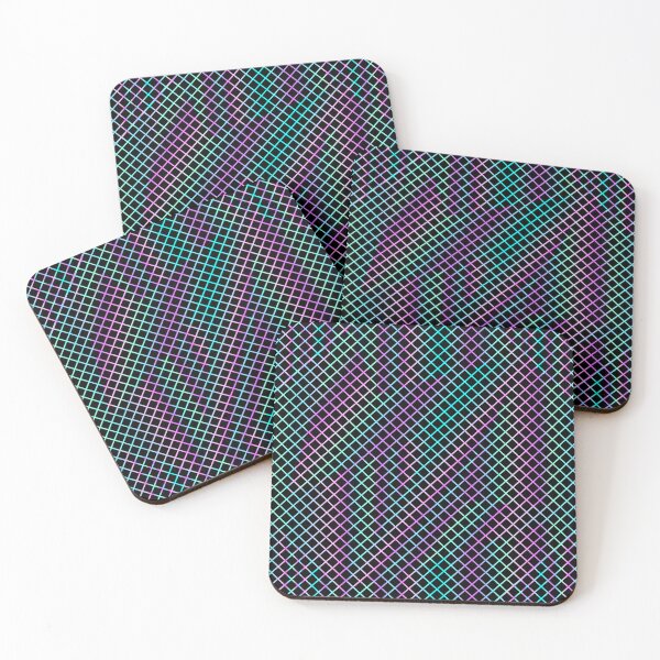 Item preview, pastel gradient mesh grid designed and sold by frauenbrauen.