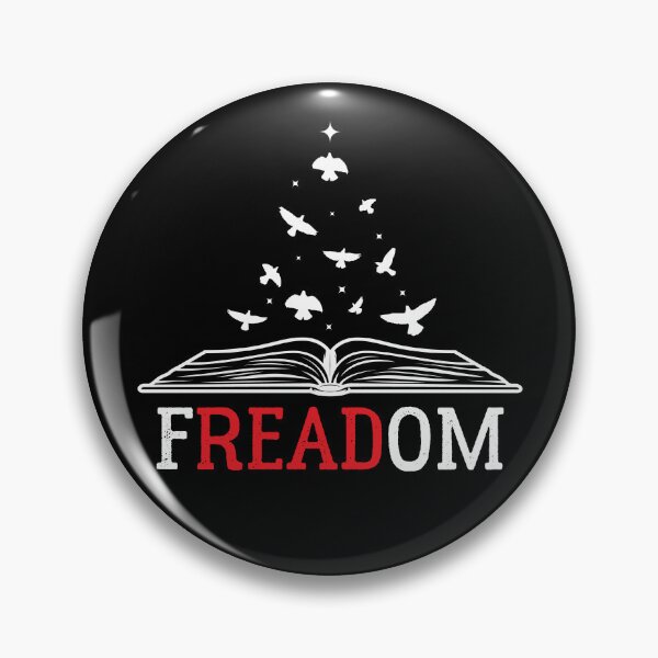 Item preview, Freadom banned books week - bookworm and bookaholic  designed and sold by Raiko-art.