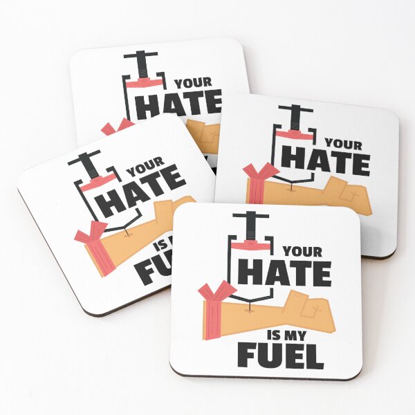 Item preview, Your Hate Is My Fuel. Hate Shot In The Arm. Hate Fuel Injection Vaccine Infusion Quote designed and sold by doseofwin.