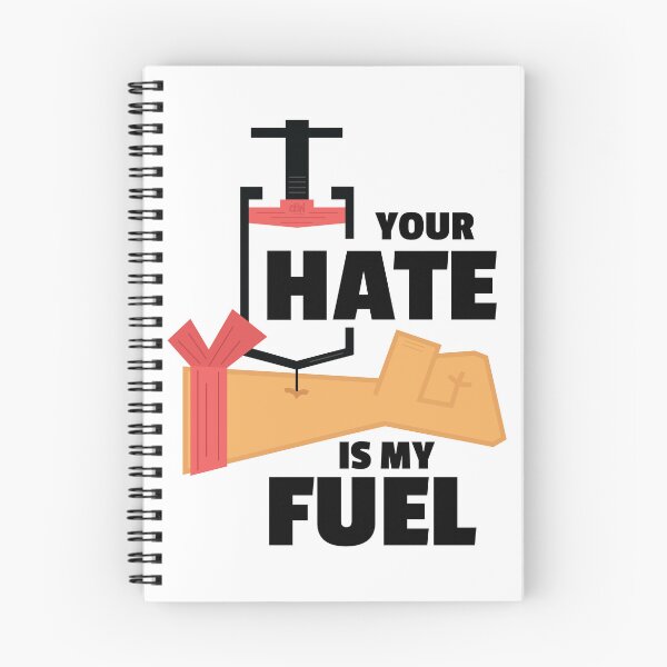 Item preview, Your Hate Is My Fuel. Hate Shot In The Arm. Hate Fuel Injection Vaccine Infusion Quote designed and sold by doseofwin.